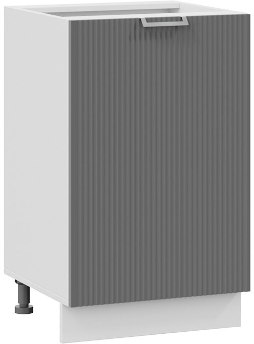 

Шкаф напольный Трия Кимберли 1Н5 (белый/титан)