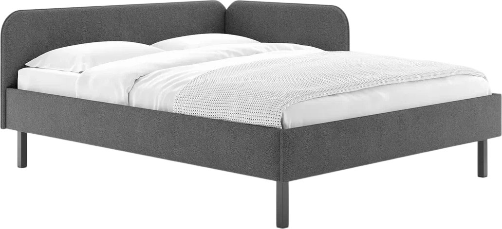 

Кровать Сонум Юта 160x200 (рогожка графит)