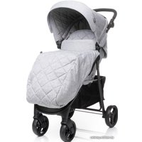 Коляска прогулочная «книга» 4baby Rapid 2019 (светло-серый)