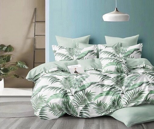 

Евро комплект постельного белья Реноме Евро Оливковая коллекция. Простыня на резинке УУ 2389 (поплин)