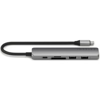 Док-станция Satechi 6-in-1 USB-C Slim Multiport Adapter ST-P6SM (серый)