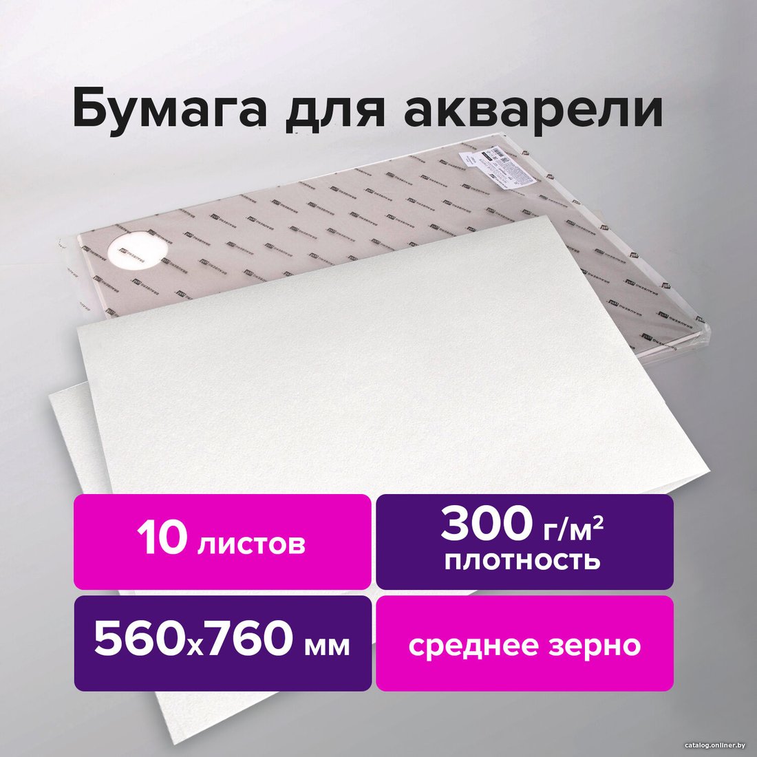 Набор бумаги для рисования BRAUBERG Art Premiere 113238 (10 л)