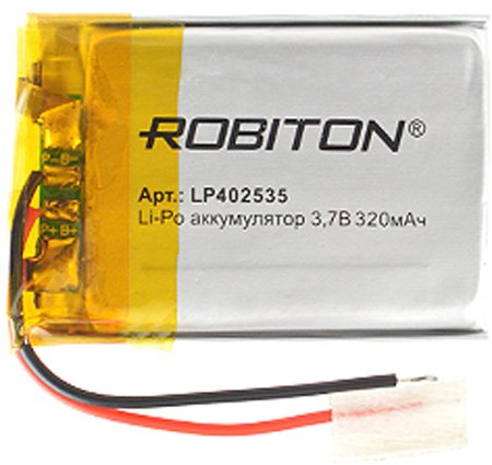 

Аккумулятор Robiton LP402535 320mAh 1 шт.