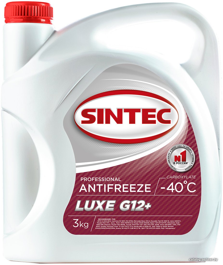 Антифриз Sintec Luxe G12+ 3кг