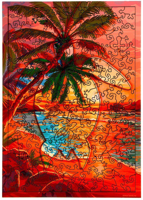 

Пазл Puzzle Закат на море 9341554