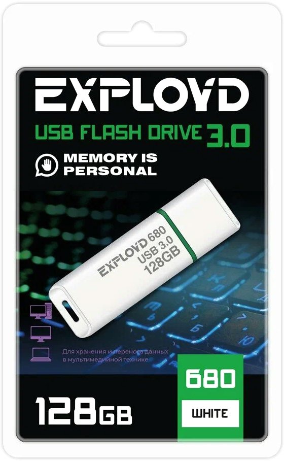 

USB Flash Exployd 680 128GB (белый)