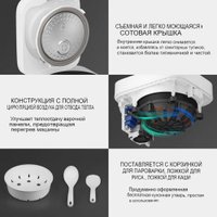 Рисоварка Xiaomi Mijia Induction Heating Rice Cooker 2 4L MFB2BM (с переходником на евровилку)