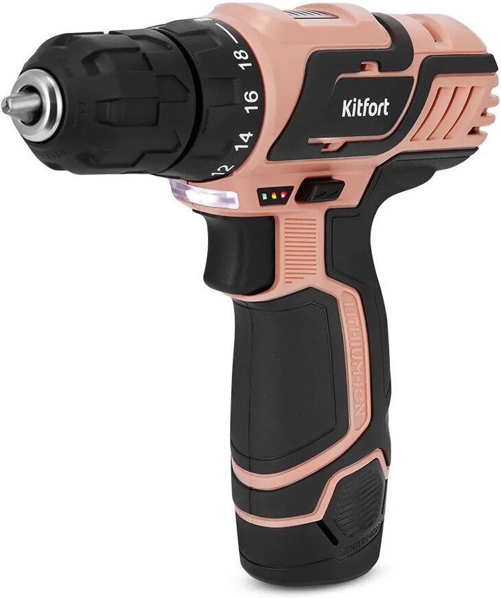 

Дрель-шуруповерт Kitfort KT-6493 (с 1-им АКБ)