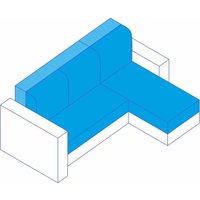 Угловой диван Сириус Лидер-6 с оттоманкой НПБ 300x165 (Eva 19 велюр темно-зеленый)