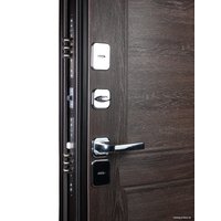 Металлическая дверь Промет Винтер 205x88 (дуб шале/антик медь, левый)