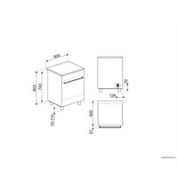 Кухонная плита Smeg C6IMXT2