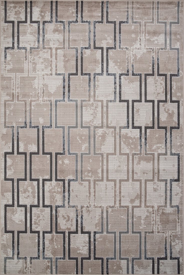 Ковер для жилой комнаты Merinos Sierra F353-STAN-BEIGE-BLUE (2x3)
