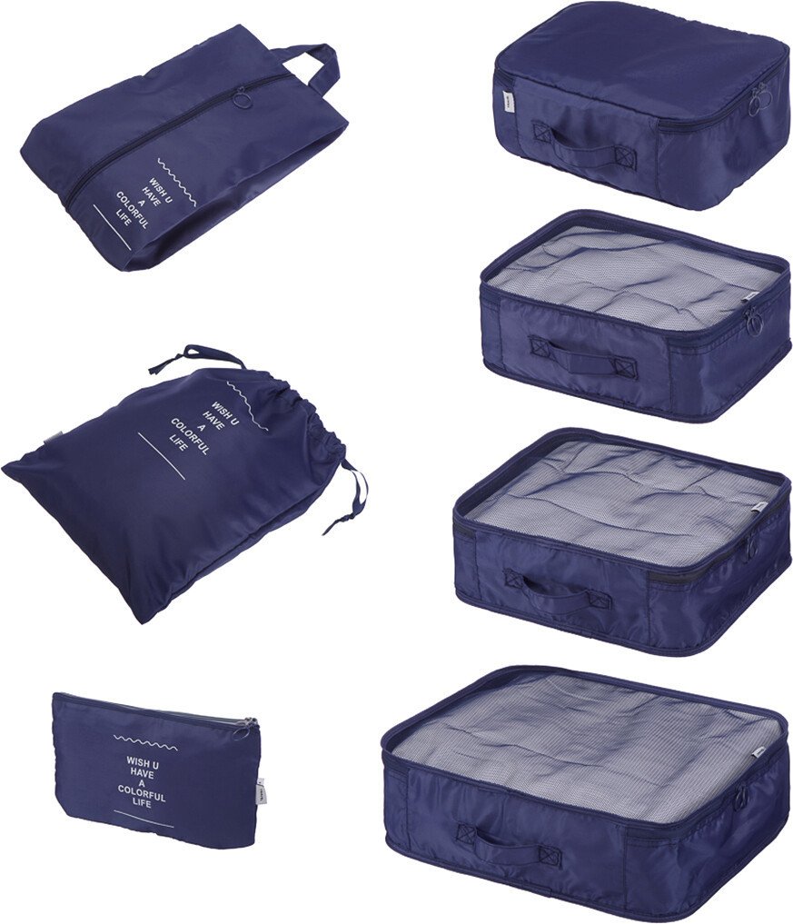 

Набор коробок для хранения Handy Home YR02navy 7 предметов (темно-синий)