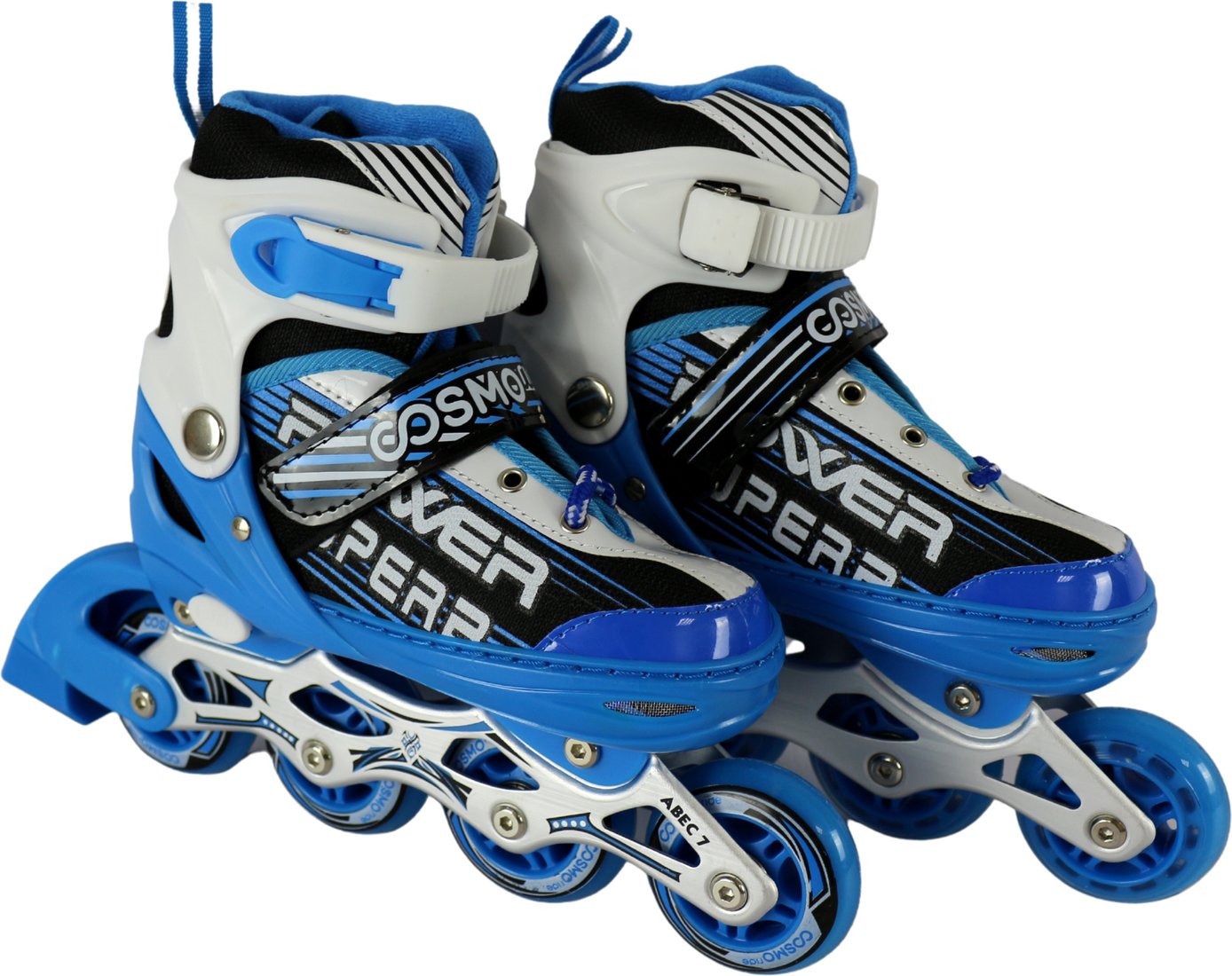 

Роликовые коньки Cosmoride Aqua (р. 27-30, белый/синий)