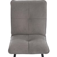 Стул TetChair Sweet флок (серый/черный)