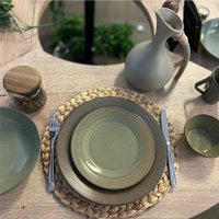 Тарелка обеденная Domenik Helezone Green DMD081