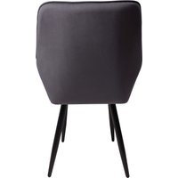 Стул AksHome Pablo (серый велюр HLR-21/черный)