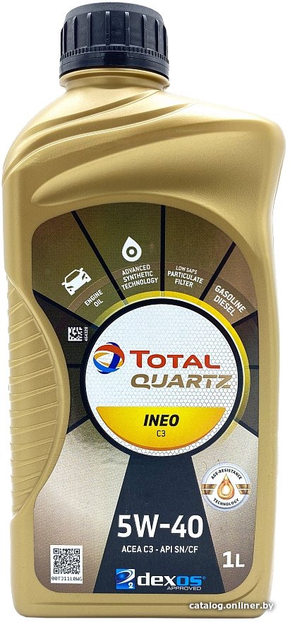 Моторное масло Total Quartz Ineo C3 5W-40 1л