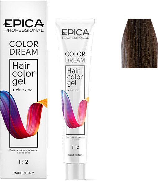 

Гель-краска Epica Professional Colordream 7.18 русый пепельно-жемчужный (100 мл)