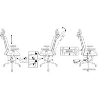 Офисное кресло Бюрократ MC-612N-H/B/418B (черный)