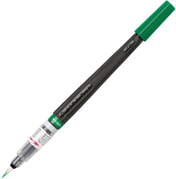 

Маркер художественный Pentel Color Brush XGFL-104X (зеленый)