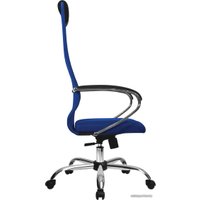 Офисное кресло Metta SU-B-8 (хром, синий)