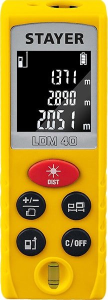 

Лазерный дальномер Stayer LDM 40