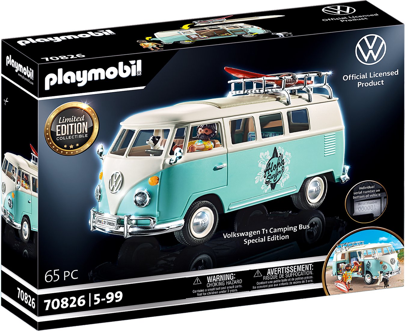 

Конструктор Playmobil PM70826 Туристический автобус Volkswagen T1