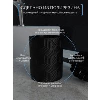 Ершик для унитаза FORA Delicate Black FOR-DLB025