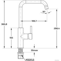 Смеситель Maxonor Pure Life PL4087-9