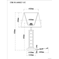 Настольная лампа Arte Lamp Jessica A4062LT-1CC