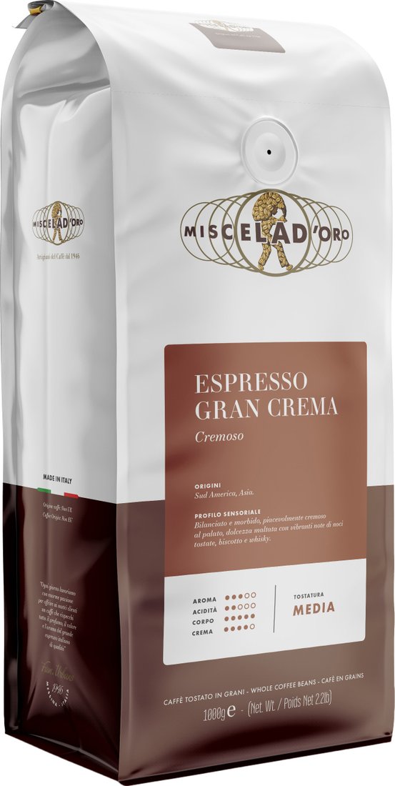 

Кофе Miscela d'Oro Espresso Gran Crema зерновой 1 кг