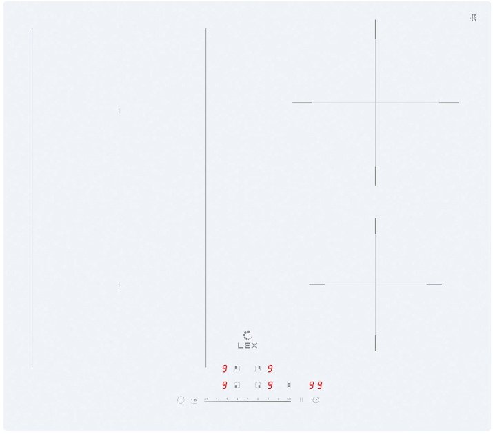 

Варочная панель LEX EVI 641A WH