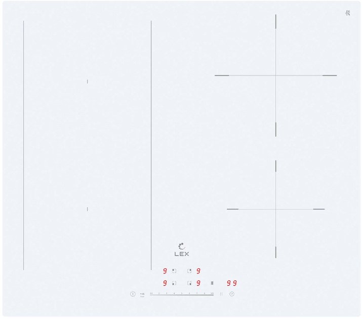 

Варочная панель LEX EVI 641A WH