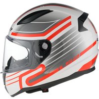 Мотошлем LS2 FF353 Rapid 2 Circuit (XL, белый/красный)