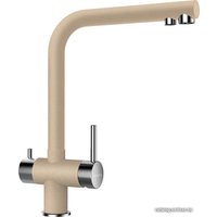 Смеситель Schock Wellus Cristalite (нержавеющая сталь/лунный камень)