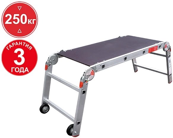 

Лестница-трансформер Новая высота NV 334 трансформер с помостом 2x4 ступеней