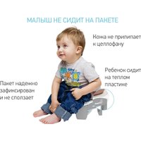 Дорожный горшок Roxy Kids HandyPotty 3 в 1 HP-255G (серый/мятный)