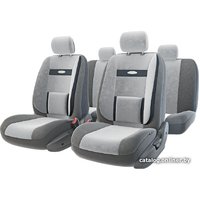 Комплект чехлов для сидений Autoprofi Comfort COM-1105 (темно-серый/светло-серый)