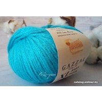 Пряжа для вязания Gazzal Baby Wool XL 820 50 г 100 м (светло-бирюзовый)