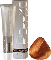 Крем-краска для волос Estel Professional De Luxe Silver 8/4 светло-русый медный