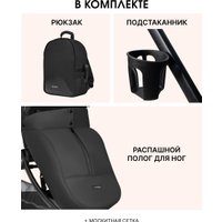 Универсальная коляска Farfello Camille Comfort 2 в 1 CMC (черный) в Витебске