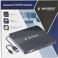 Оптический привод Gembird DVD-USB-03C