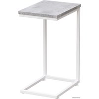 Приставной столик Millwood Art 1.1 (бетон миллениум/белый)