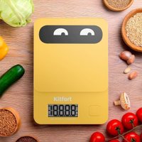 Кухонные весы Kitfort KT-817-3 (желтый)