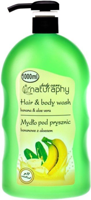 

Naturaphy Гель для душа Банан и Алоэ Вера с дозатором 1 л