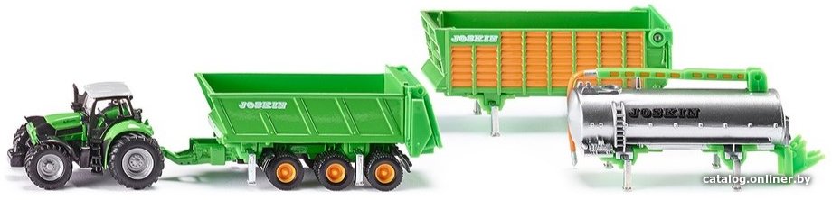 Трактор Siku DEUTZ-FAHR с прицепом Joskin 1848