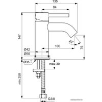 Смеситель Ideal Standard Ceraline BC268XG