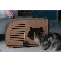 Когтеточка Чешир Меломан (коричневый)