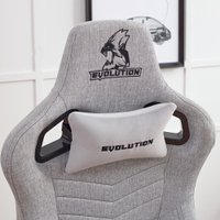 Игровое (геймерское) кресло Evolution Conqueror fabric (серый)